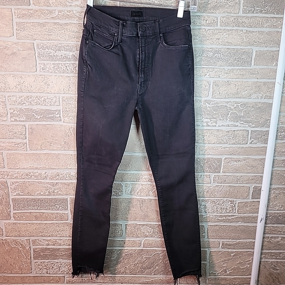 MOTHER Jeans Stunner zip ankle step fray & The Rascal Ankle Snippet - Picture 3 of 15